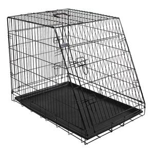 81368-cage-de-transport-2-portes-kerbl-noir-noir-92x63x74-cm
