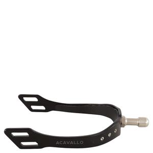 483341-b238-025-eperon-d-equitation-acavallo-arena-aluplus-2-0-zwart-unicolor-25-mm