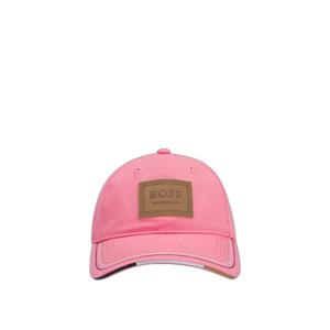 b5u1601-672-casquette-de-baseball-boss-equestrian-leather-vintage-patch-pink