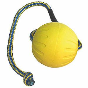 750064-balle-pour-chien-difac-foam-jaune-bleu-65-mm