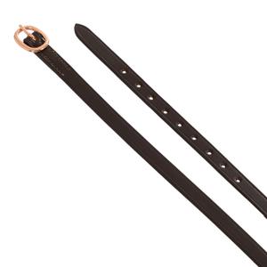 et03500-brown-lanieres-d-eperons-pour-cheval-en-cuir-avec-boucle-doree-equestro-brown-tu