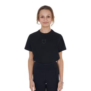 etka00247-black-t-shirt-coton-fille-equestro-institutional-black