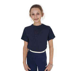etka00247-navy-t-shirt-coton-fille-equestro-institutional-navy