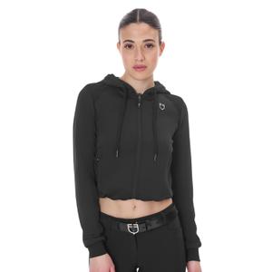 etw00141-black-sweatshirt-a-capuche-court-zippe-femme-equestro-black