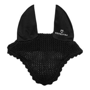 ss00506p-black-bonnet-anti-mouches-pour-cheval-en-coton-avec-oreilles-elastiques-equestro-black