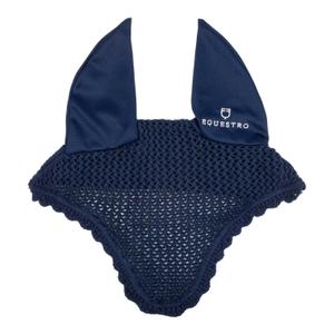 ss00506p-navy-bonnet-anti-mouches-pour-cheval-en-coton-avec-oreilles-elastiques-equestro-navy