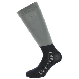986115311-chaussettes-equitation-equitheme-compet-anthracite-gris-clair