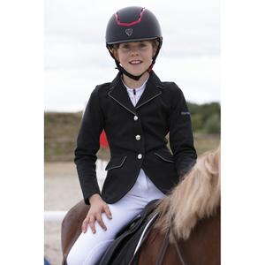 9884802-veste-equitation-de-concours-enfant-equitheme-soft-classic-noir-gris