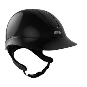 gpagsatlssbkga52-casque-d-equitation-gpa-global-speed-air-tls-shiny-black-grey