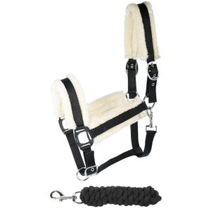 31000911-zwart-licol-et-longe-pour-cheval-harry-s-horse-soft-zwart