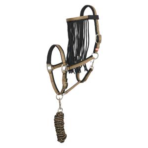 1600000002-6103-ensemble-licol-nylon-et-longe-d-attache-pour-cheval-avec-frontal-anti-mouches-imperial-riding-multi-olive
