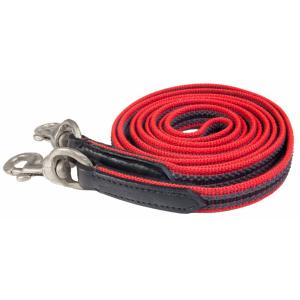 k381-red-chr-longue-rene-pour-cheval-en-caoutchouc-tresse-karlslund-red-chrome-250-cm