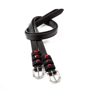 0668110000207-lanieres-d-eperons-pour-cheval-kavalkade-seasons-dreams-black-pink-red-tu
