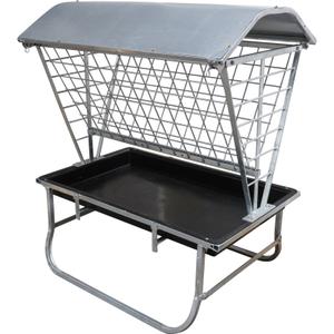 291347-ratelier-a-fourrage-pour-petits-moutons-avec-toit-kerbl-argente-115x81x131-5-cm