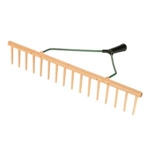 29170-rateau-plastique-sans-manche-kerbl-jaune-16-dents