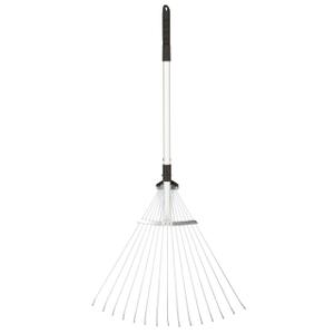 3210380-rateau-a-crotin-telescopique-kerbl-argente-noir-140-cm