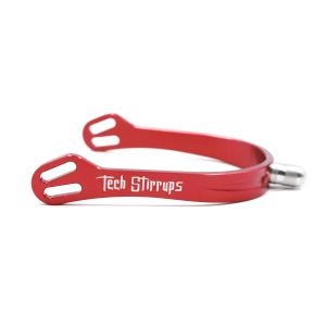 tsvshortred-eperons-pour-cheval-tech-stirrups-verona-short-red-tu