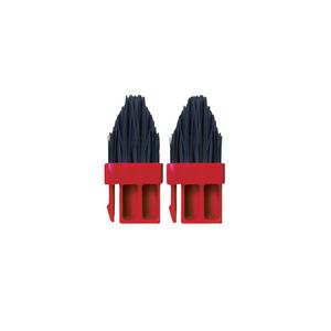 uhp200nylr-cure-pied-plus-brosse-de-rechange-ultimate-hoofpick-x2-noir-rouge-tu