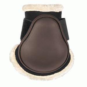 14550021-102-400-protege-boulets-pour-cheval-synthetique-bord-en-fausse-fourrure-usg-brown